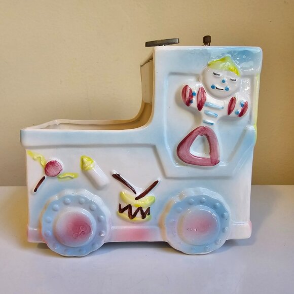 My Neil Baby Nursery Planter Vase Musical Rock A Bye Pastel Baby Shower Gift - Picture 7 of 12